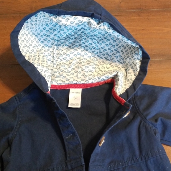 Navy Blue Spring/Fall Carter's Jacket - Picture 6 of 8